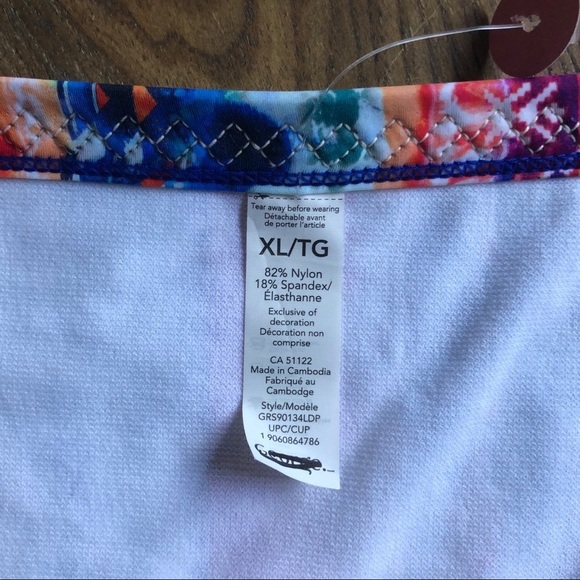 🎄 George bikini bottom boHo pattern SZ XL NWOT - Picture 4 of 5